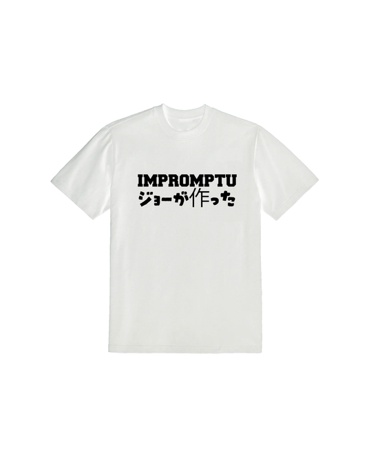 IMPROMPTU TEE (white)